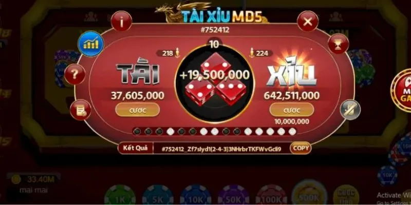 Tìm hiểu về mẹo đánh tài xỉu MD5 và quy luật của nó